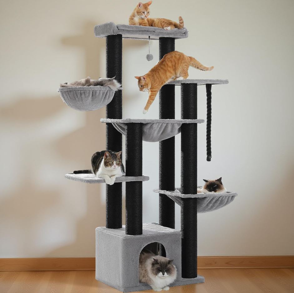 Arbre à Chat XXL Tissu doux