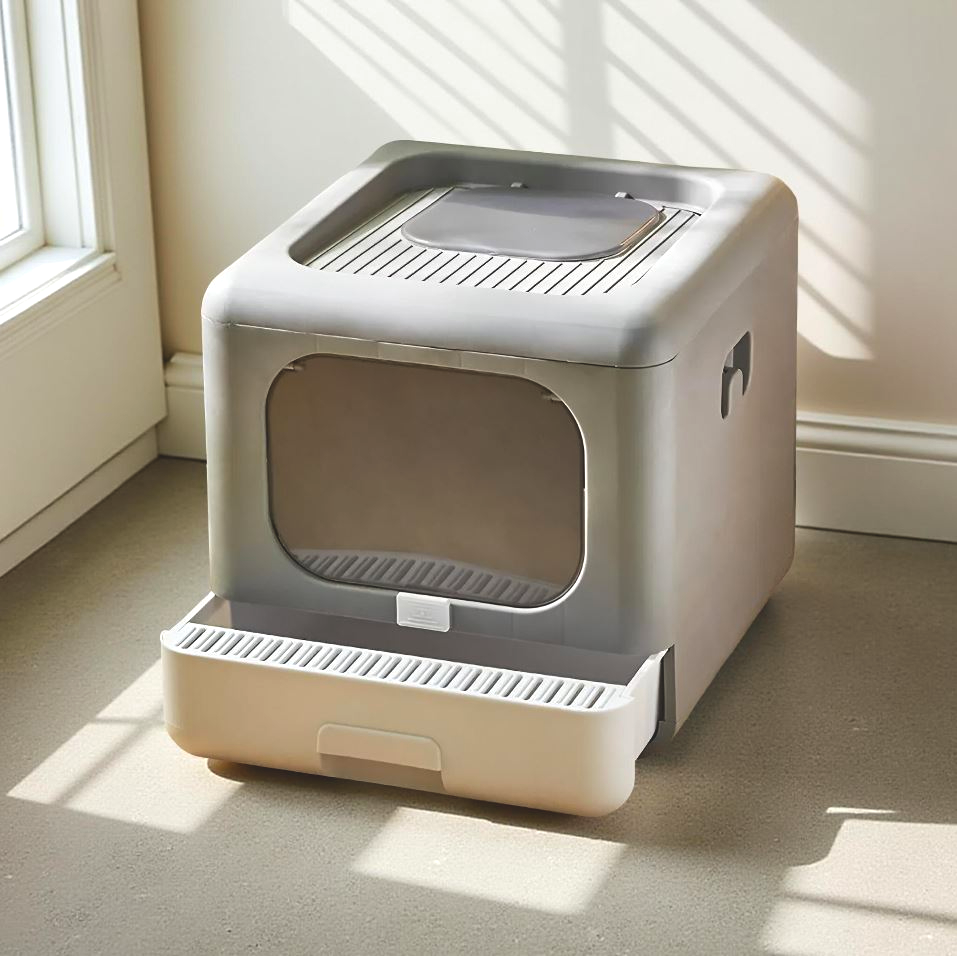 Bac à litière chat Portative
